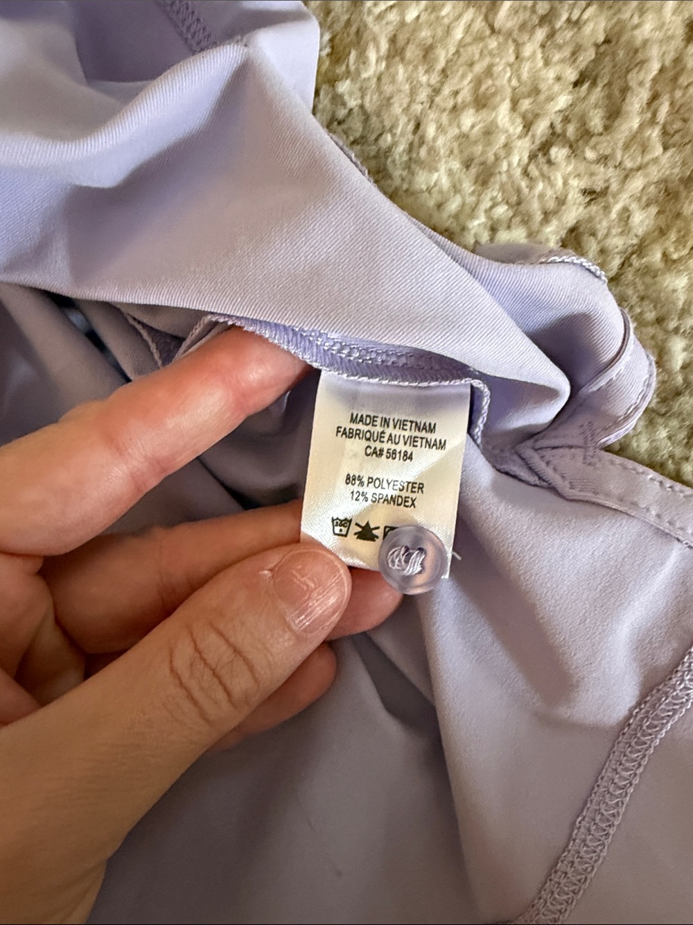 NWT Fairway & Greene sleeveless polo in lilac - Picture 4 of 5